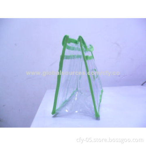 Round-shaped Cosmetic Bag with 0.15-0.50mm Thickness, OEM Services Provided